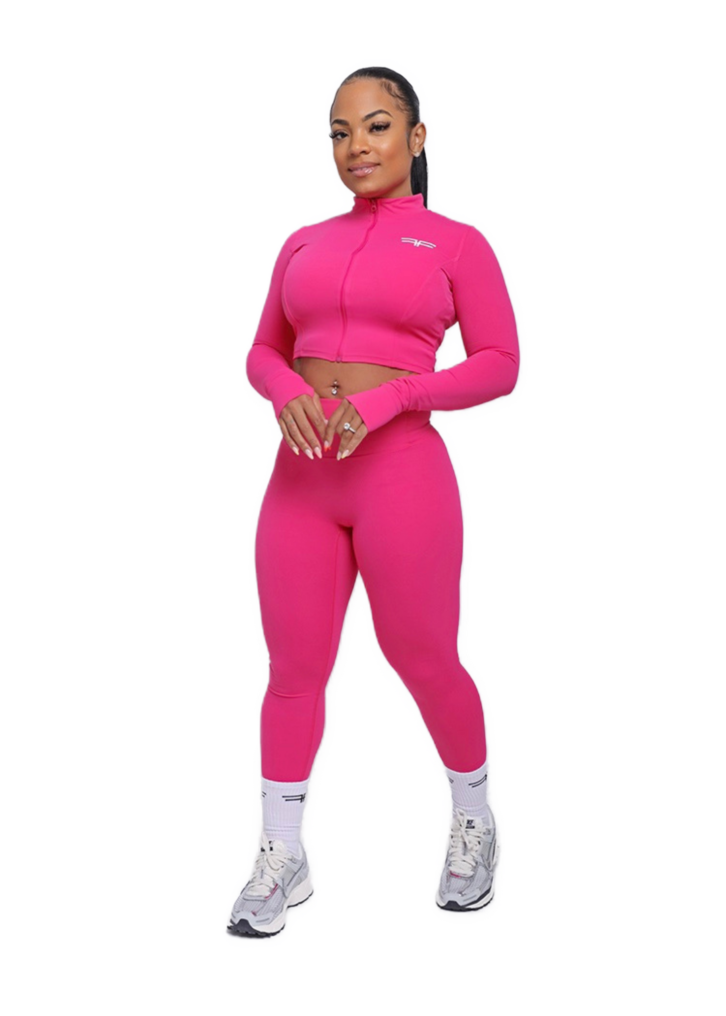 Pink stylist active wear set